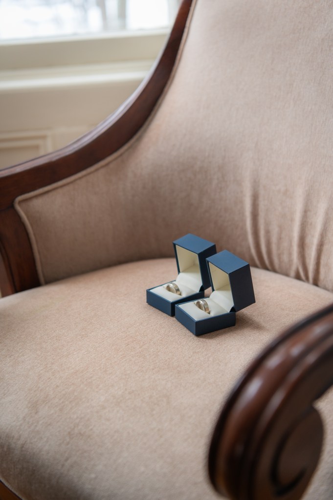 détaille, aliances au Manoir Sweetsburg en Estrie